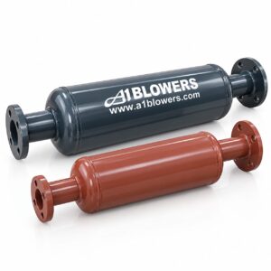 Discharge Silencer for Twin Lobe Air Blowers