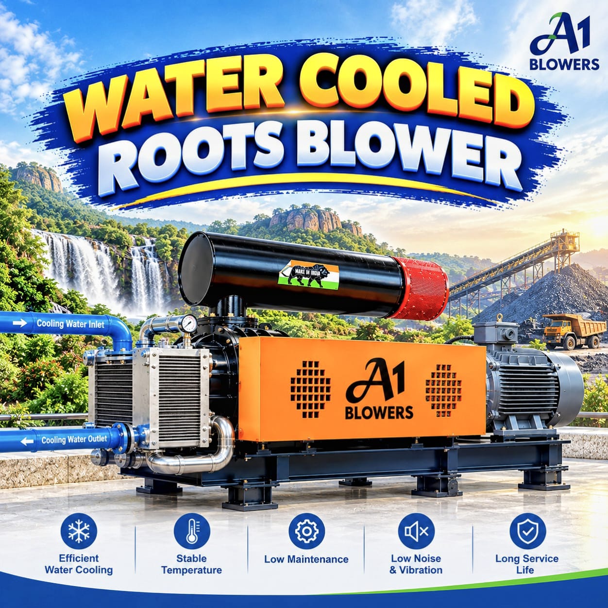 Water Cooled Roots Blower