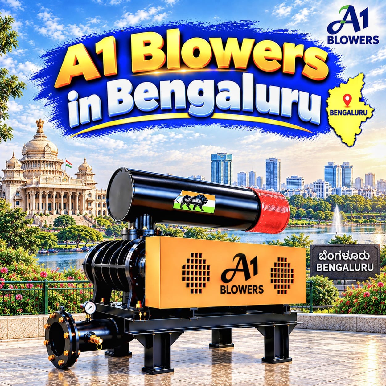 A1 Blowers in Bengaluru, Karnataka | Twin Lobe & Roots Blower
